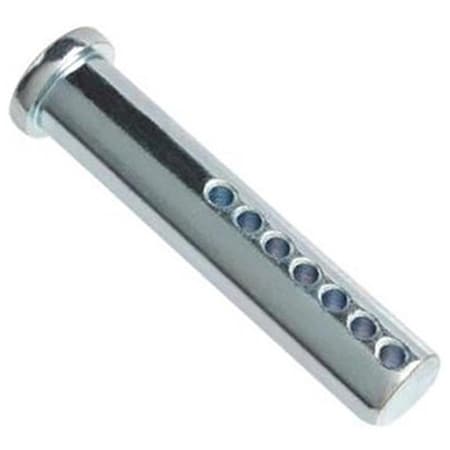 Double Hh 32750 0.43 in. Clear Zinc Plated Adjustable Clevis Pin, 2PK 179909